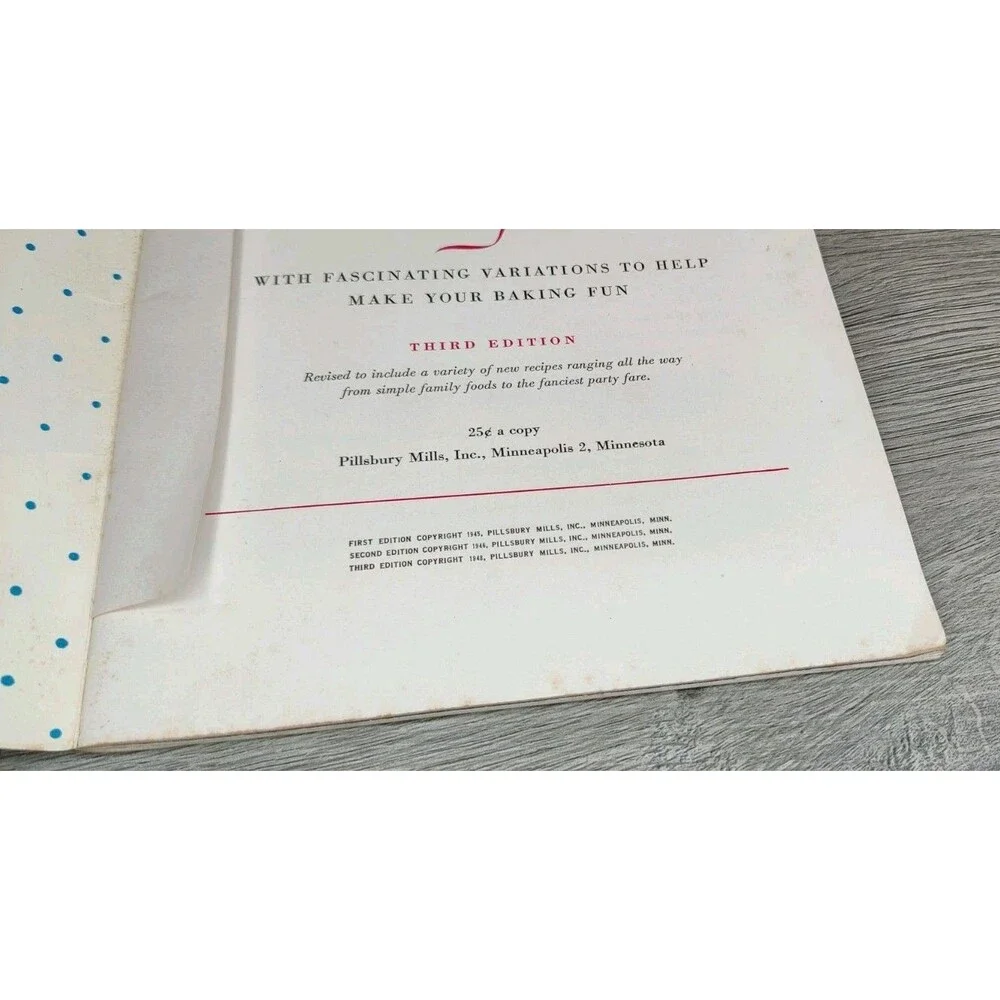 Baking is Fun! (1948) Pillsbury, Ann - Vintage Cookbook - Favorite Recipes
